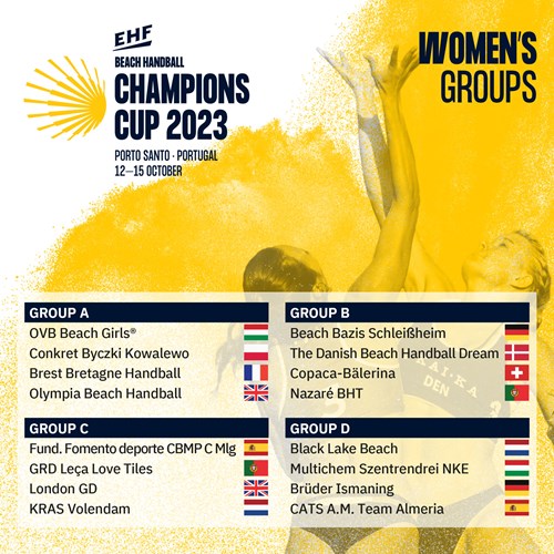 The EHF Beach Handball Champions Cup 2023 is here!