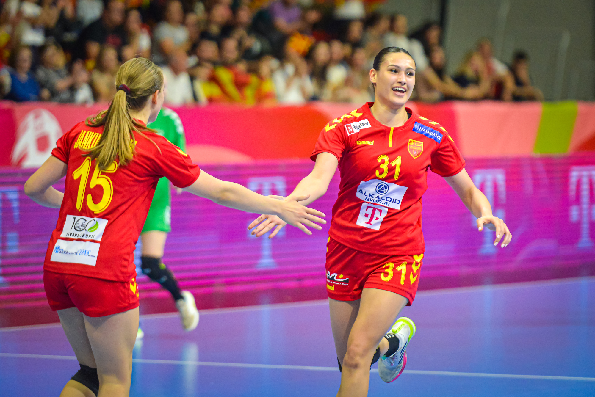 Andrea Sedloska: Wearing the Macedonian jersey with pride